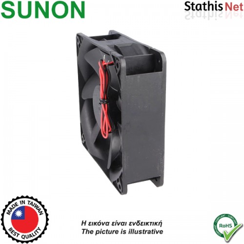 Ανεμιστήρας 48V DC 120x120x38mm EEC0384B2 2 ρουλεμάν SUNON