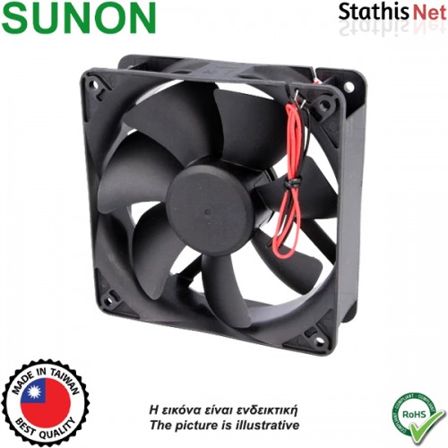 Ανεμιστήρας 48V DC 120x120x38mm EEC0384B2 2 ρουλεμάν SUNON