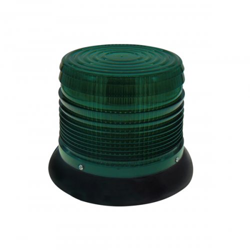 Φάρος μεσαίος LED strobe περιστρεφόμενος 12V DC 135x125mm πράσινος IP40 C-400 CNTD
