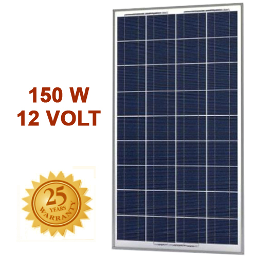 Πάνελ φωτοβολταϊκό 150Wp 12V 36cells SRM-150P Invictus