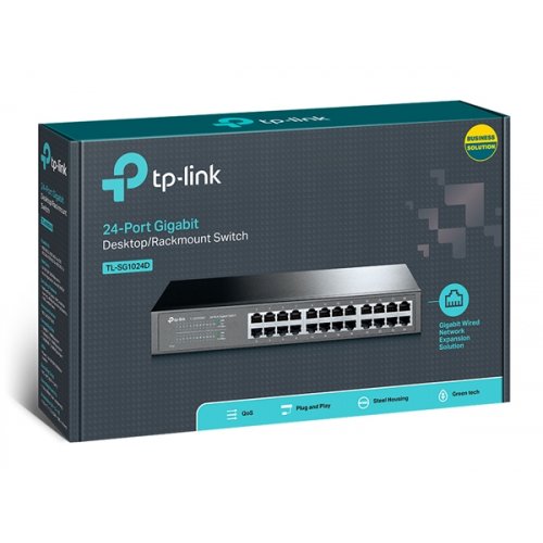 Switch 24-Port Gigabit Desktop/Rackmount TL-SG1024D TP-LINK