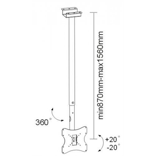 Βάση LCD-LED οροφής LCD-CE5 Brateck