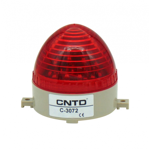 Φάρος μικρός LED strobe 230V AC 85x75mm κόκκινος IP40 C-3072 CNTD
