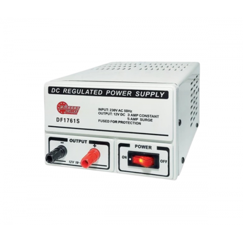 Τροφοδοτικό πάγκου γραμμικό 230V AC -> 13.8V DC 3A 1 καναλιού DF-1761S Amarad