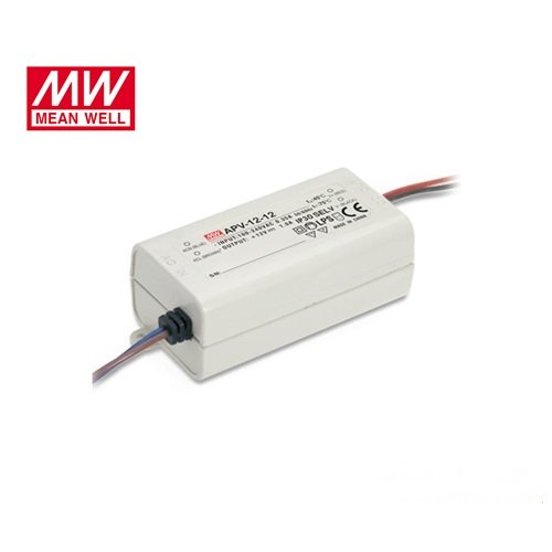 Τροφοδοτικό Led 230V IN -> OUT 12VDC 12W 1A IP42 APV12-12 Mean Well