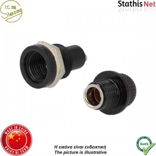 Ασφαλειοθήκη βιδωτή σασί 5x20mm 10A S1056 Shenxiong
