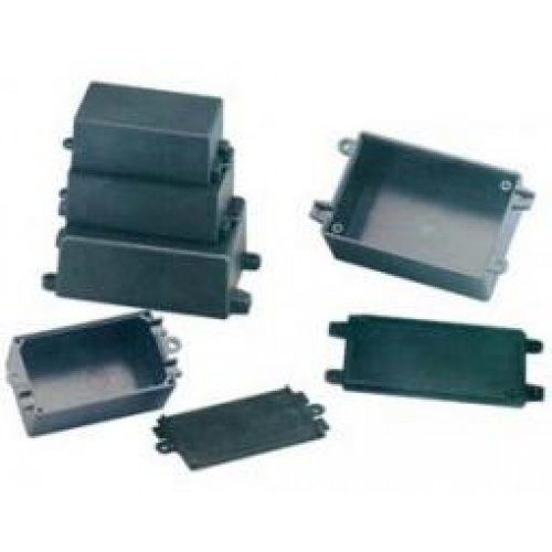 Κουτί πλαστικό IP65 82x57x33mm μαύρο G1019 Gainta