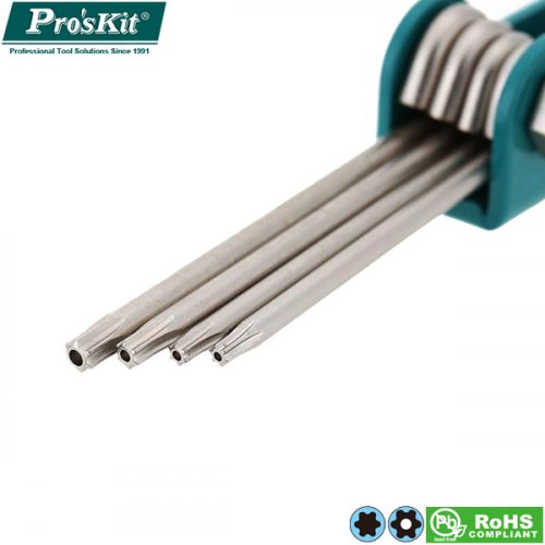 Κατσαβίδια Torx αναδιπλούμενα Σετ 8τεμ 8PK-021T Pro'sKit