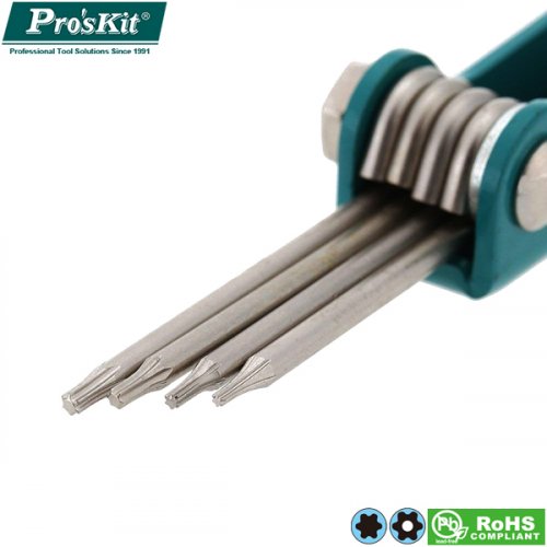 Κατσαβίδια Torx αναδιπλούμενα Σετ 8τεμ 8PK-021T Pro'sKit