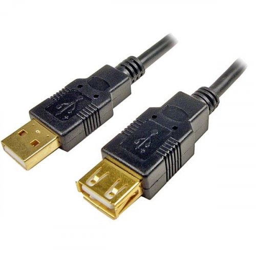 Καλώδιο USB 2.0 Α αρσενικό -> A θηλυκό 5m υψηλής ποιότητας χρυσό comp