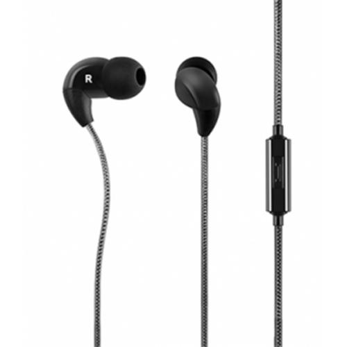 Ακουστικά Στερεοφωνικά Handsfree με Μικρόφωνο Μαύρο HE16 Acme