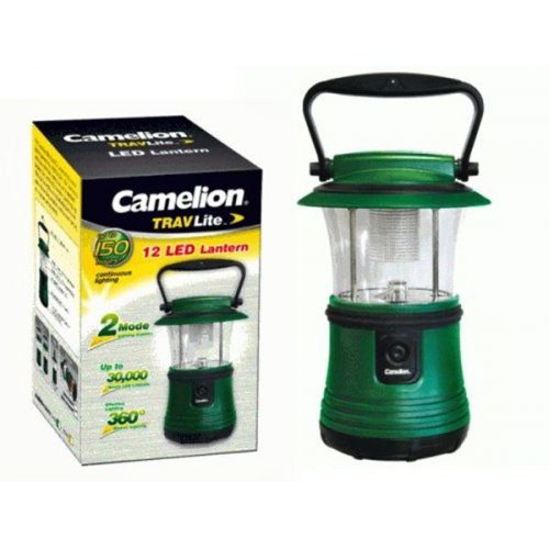 Φακός 3 χ LR20 70 lumen 1W Camping Travlite Camelion