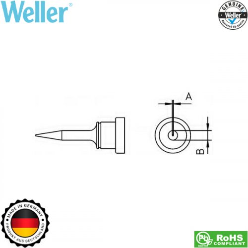 Μύτη κολλητηριού 0.2mm LT 1S για 24V T0054443699 Weller