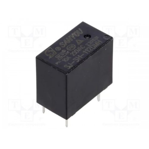 Relay mini 12V DC 10A 1pins SPST-NO SJ-SH-112DMH Sanyou