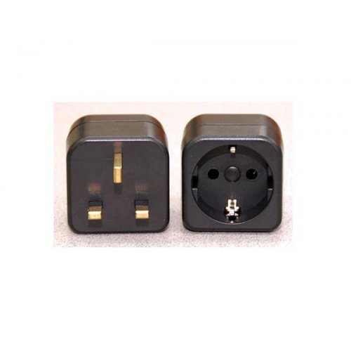 Αντάπτορας ρεύματος 1 χ UK plug IN -> 1 x schuko plug out MWK2V Minwa