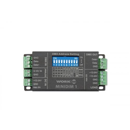 Dimmer work minidim 1 single controller 6A 12-24V