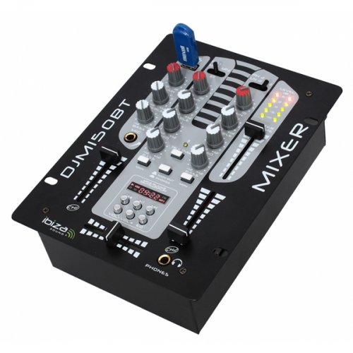 Μίκτης ήχου 2 καναλιών USB/Bluetooth DJM150USB Ibiza Sound