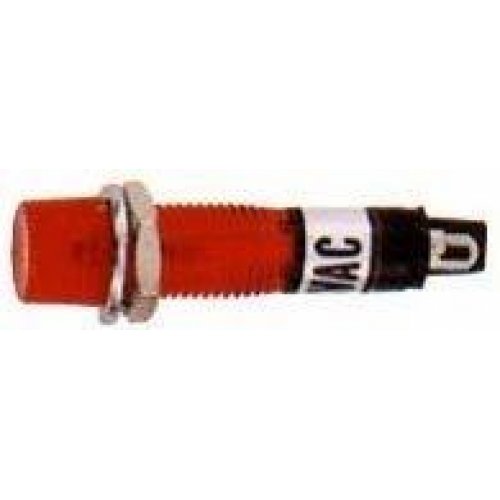 Ενδεικτικό πορτοκαλί νέον N814P-12V Φ7.5mm