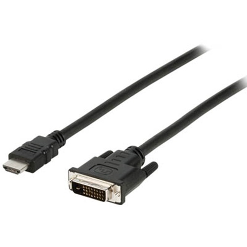 Καλώδιο HDMI αρσενικό -> DVI-D 24+1p αρσενικό + ethernet 2m CCGP34800BK20 Nedis