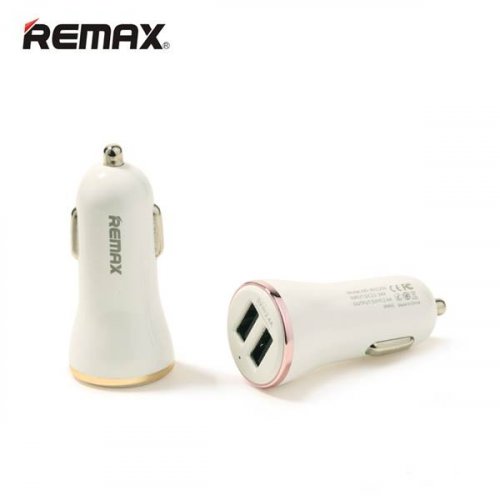 Τροφοδοτικό αυτοκινήτου 12-24V DC In -> 2 x USB A Out 5V 2.4A RCC206 Remax