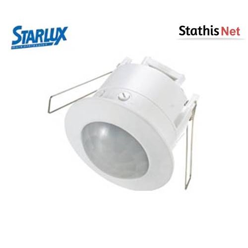 Ανιχνευτής κίνησης υπερύθρων χωνευτός 360° 1200W 230V IP44 λευκός ST41 Starlux