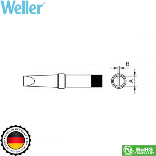 Μύτη κολλητηριού 2.4x0.8mm PT B6 Weller