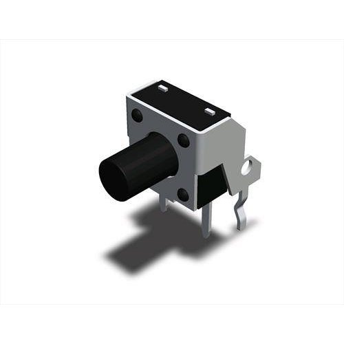 Tact switch 6x6x5mm 2pin γωνία 180gF THDP08-050BB