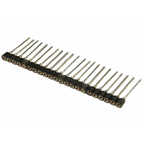 Pin headers θηλυκά 30Pins 2.54mm επίχρυσα KF1011-30P