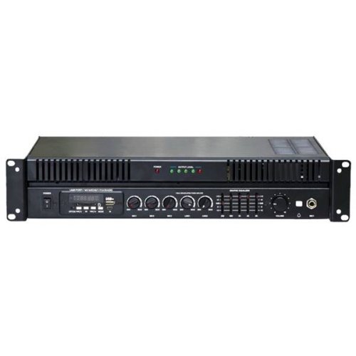 Ενισχυτής μικροφωνικός 350W 100V 3xMIC/USB/FM MPA-700QUF HENTR