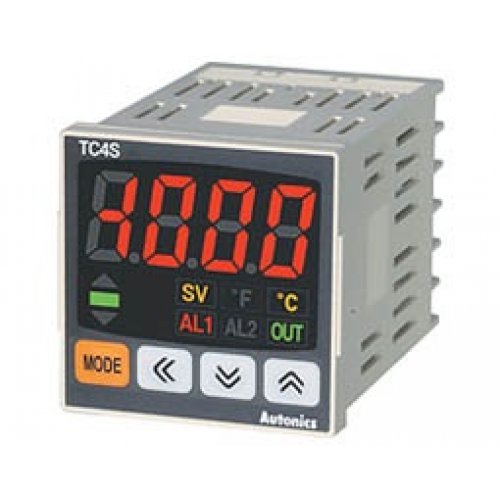 Ελεγκτής θερμοκρασίας ψηφιακός 230VAC 48x48mm έξοδος 1NO + 1 Alarm TC4S-14R Autonics