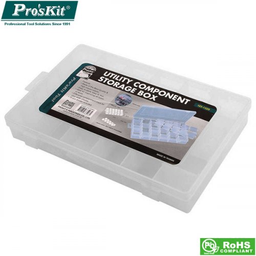 Κουτί πλαστικό με χωρίσματα 275x180x45mm 103-132D Pro'skit