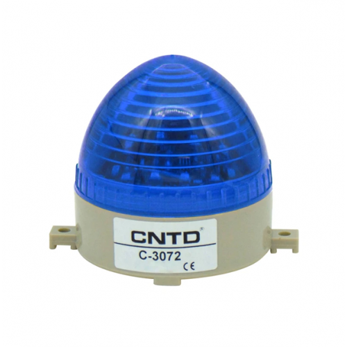 Φάρος μικρός LED strobe 24V DC 85x75mm μπλέ IP40 C-3072 CNTD