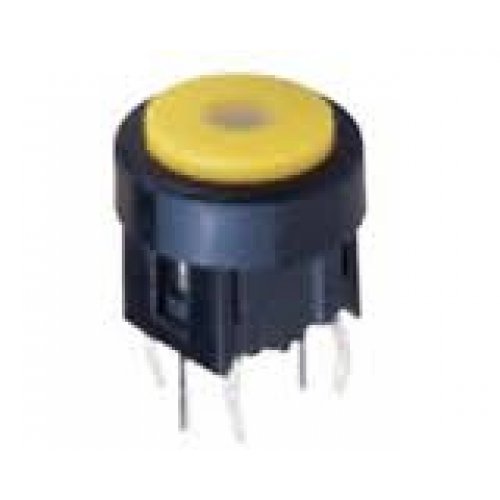 Tact Switch Φ10χ9,40mm 180gF στρόγγυλο led κόκκινο LS610BR JNF