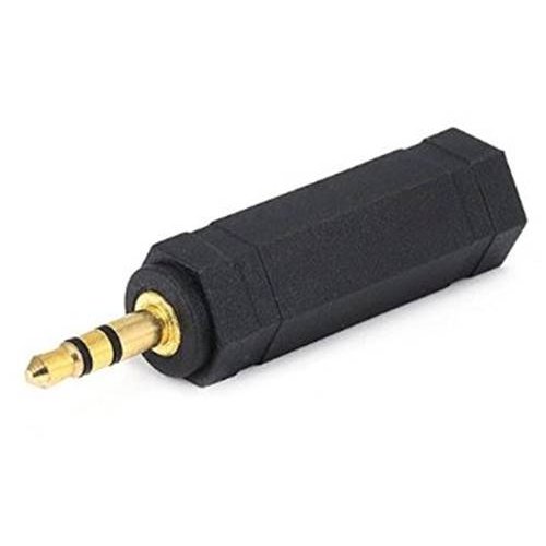 Αντάπτορας 3.5mm μονό -> 6.3mm stereo θηλυκό επίχρυσο AU-3171G