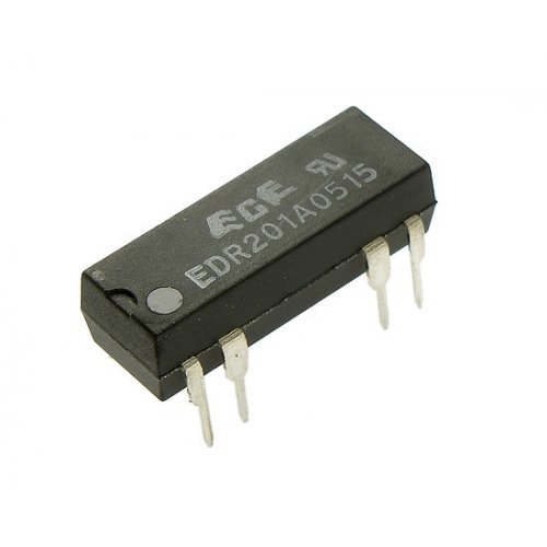 Reed Relay 12V DC 1A DIP 1 Επαφής 1C/O EDR201A0500