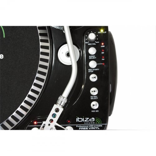 Pickup Επαγγελματικό για DJ με Εγγραφή Μέσω USB/SD Freevinyl Ibiza Sound