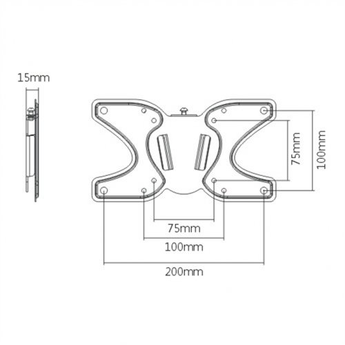 Βάση LCD 13''-32'' KM20-21F Brateck