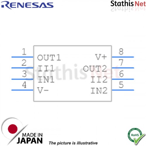 IC operational amplifier dual UPC4570C Renesas