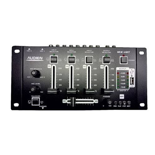 Μίκτης ήχου 4 καναλιών USB MX-4BT Audien