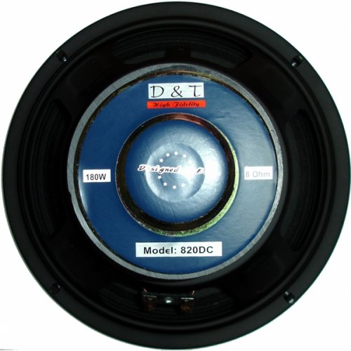 Μεγάφωνο woofer 8" 8Ω 180W σκληρό διπλού κώνου 820DC