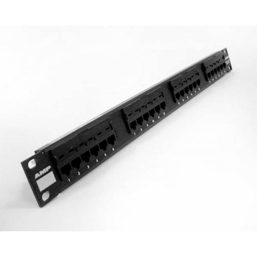 Patch panel UTP CAT5e 24P 1U 406330-1 AMP Tyco