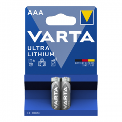 Μπαταρία Λιθίου LR03 AAA BL2pcs 6103 Ultralithium VARTA