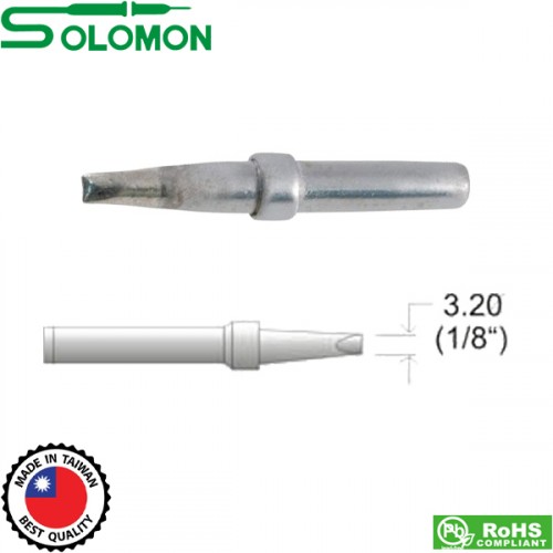 Μύτη κολλητηρίου 3.2mm 825 (μακρυά) για το κολλητήρι SL-20I/SL-30I Solomon