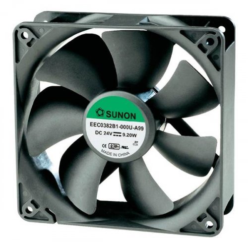 Ανεμιστήρας 12V DC 120x120x38mm EEC0381B1 2 ρουλεμάν Sunon