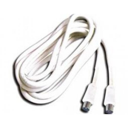 Καλώδιο TV RF αρσενικό -> θηλυκό 3m λευκό XJ-Q128A Καλώδιο TV RF αρσενικό -> θηλυκό 3m λευκό XJ-Q128A