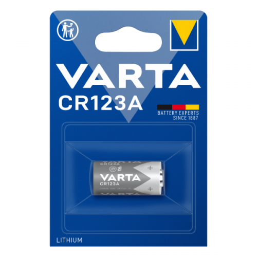 Μπαταρία Λιθίου Photo 3V CR123A 1450mAh BL1pc 6205 VARTA
