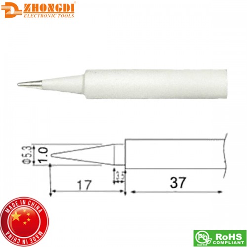 Μύτη κολλητηρίου 1.0mm N2-56 για κολλητήρι σταθμού ZD-23 Zhongdi