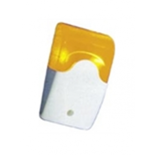 Σειρήνα με φλας 12V DC 100dB 73x122x43mm κίτρινη PS-913R/LM-103R
