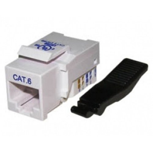 Keystone Jack RJ45 CAT6 UTP tooless λευκό KJ6-43 SUT