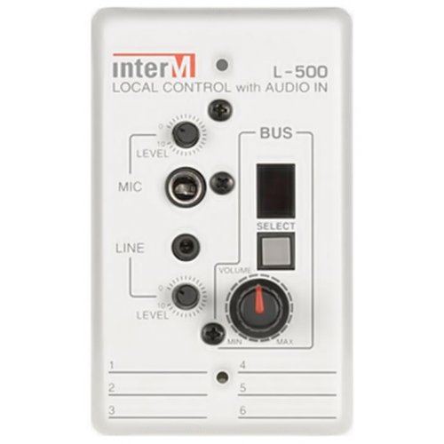 Επιτοίχιο control χειρισμού L-500 INTER-M